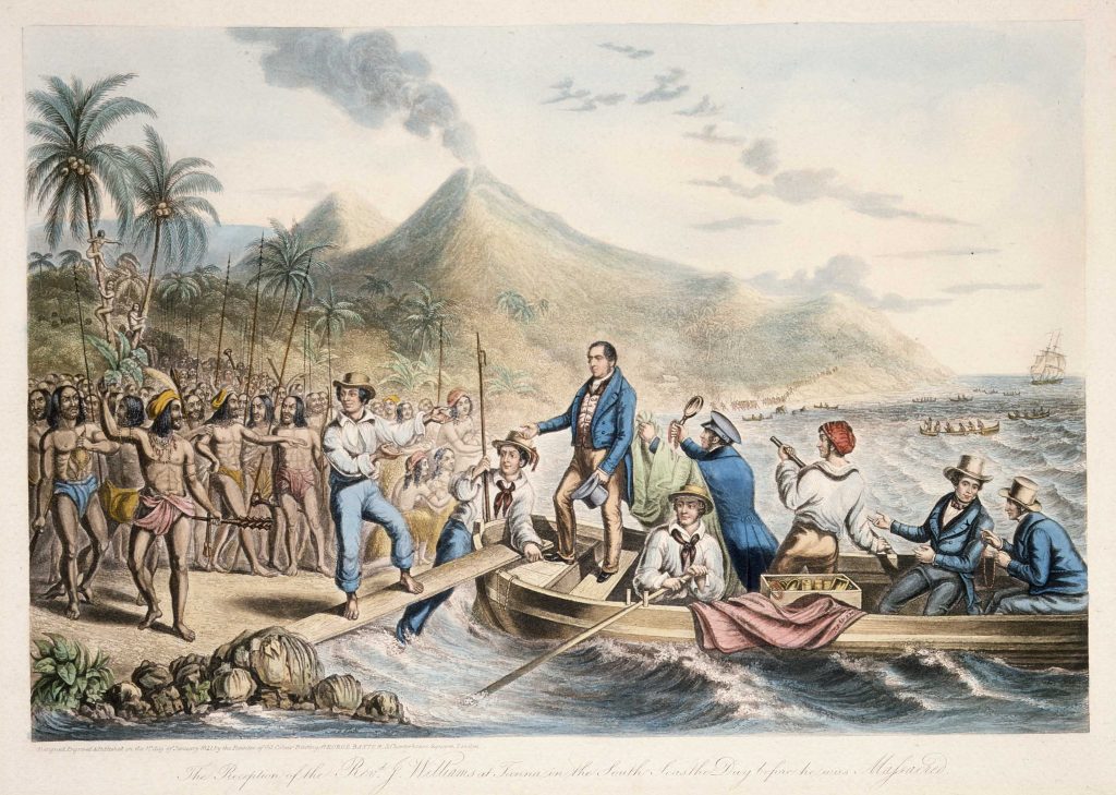 The_Reception_of_the_Rev._J._Williams,_at_Tanna,_in_the_South_Seas,_the_Day_Before_He_Was_Massacred,_1841_(B-088-015)