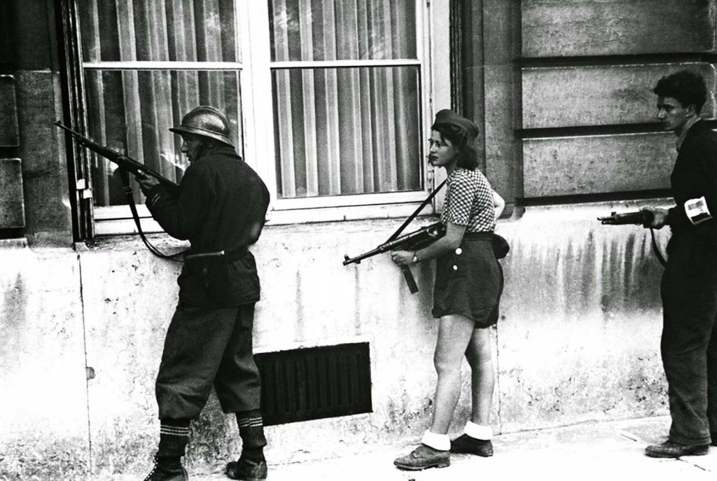 Simone Segouin, the 18 year old French Résistance fighter, 1944